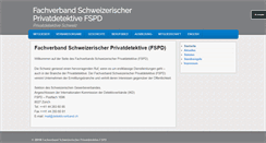 Desktop Screenshot of fspd.ch