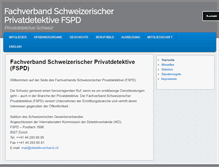 Tablet Screenshot of fspd.ch